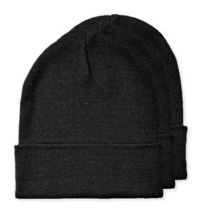 Pack of 3 GiftRetail MO2705 - BEANIX Knitted beanie with cuff