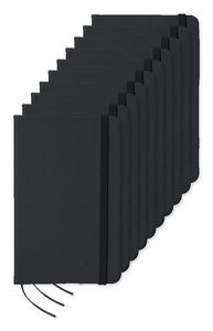 Zestaw 10 szt. GiftRetail MO1800 - NOTELUX Notatnik A6 w linie