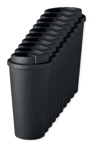 Zestaw 10 szt. GiftRetail MO6244 - TUESDAY Dwuścienny kubek 475 ml