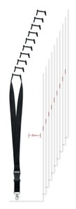 Zestaw 100 szt. GiftRetail MO9661 - WIDE LANY Smycz 25mm