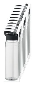 Zestaw 10 szt. GiftRetail MO6467 - ALABAMA RPET butelka 650ml PP flip lid