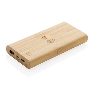 XD Collection P322.35 - Bamboo 8.000 mAh 5W wireless powerbank